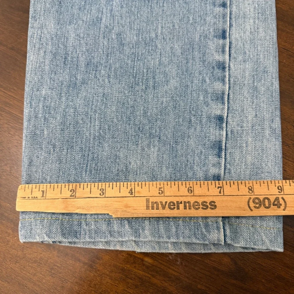 Banana Republic Classic Jeans Mens 34x30 (34x26) Light Wash Straight Leg Denim